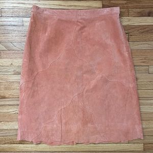 Terry Lewis - Pink Suede Skirt